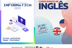 Cursos de Ingl&ecirc;s e Inform&aacute;tica s&atilde;o ofertados pela Secretaria de Educa&ccedil;&atilde;o