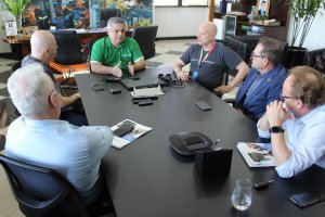 Prefeito de Chapecó recebe diretoria estadual do Sebrae