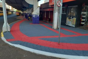 Terminal de Transporte Coletivo recebe limpeza e pintura