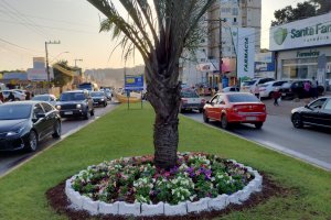 Superintend&ecirc;ncia e Horto Municipal embelezam entrada da Grande Efapi