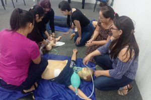 Secretaria de Saúde prepara os profissionais de saúde para atendimento na Efapi 2023