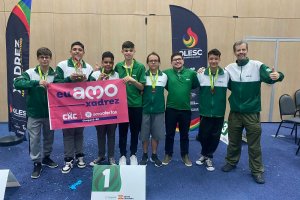 Xadrez masculino de Chapecó conquista o terceiro lugar geral na 22ª Olesc