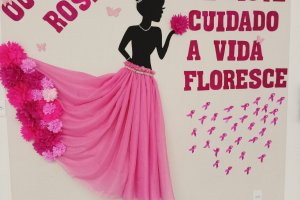 OUTUBRO ROSA - Secretaria de Saúde promove atividades para mulheres