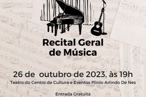 Escola de Artes realiza Recital de M&uacute;sica