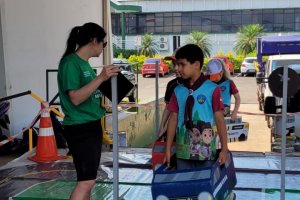 Diretoria de Seguran&ccedil;a P&uacute;blica orienta escoteiros sobre regras de tr&acirc;nsito