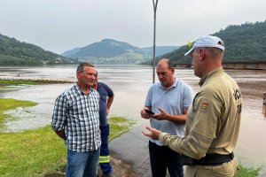 Prefeito em exercício monitora impacto das chuvas em Chapecó