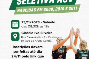 ACV realiza seletiva para formação de equipes de base