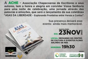 ACHE faz lan&ccedil;amento do livro Asas da Liberdade