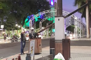 Decora&ccedil;&atilde;o Natalina de Chapec&oacute; &eacute; retirada