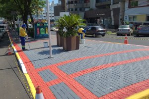 Al&eacute;m do asfalto, Get&uacute;lio Vargas recebe tamb&eacute;m pintura nova