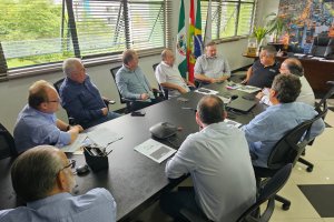 Prefeito de Chapecó recebe diretoria do Sebrae