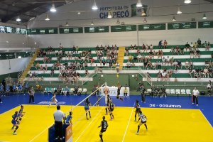 Prefeitura de Chapec&oacute;/ACV/Unoesc vence e sobe na tabela da Superliga B