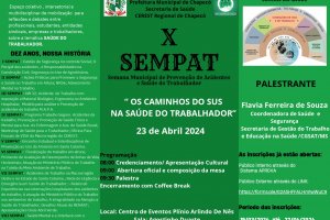 Sa&uacute;de do Trabalhador &eacute; tema de palestra em Chapec&oacute;