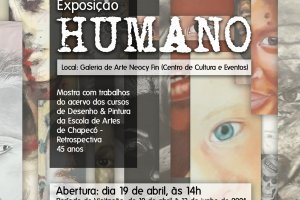 Aberta a exposi&ccedil;&atilde;o HUMANO, na Galeria Neocy Fin