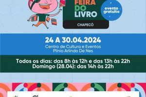 Feira do Livro de Chapec&oacute; inicia com expectativa de 40 mil visitantes