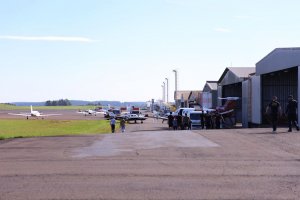 Chapec&oacute; manda donativos de avi&atilde;o para a regi&atilde;o de Santa Maria