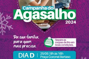 Campanha do Agasalho inicia no próximo sábado (25)