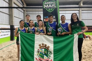 V&ocirc;lei de Praia conquista bons resultados em Pinhalzinho