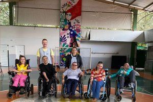 Atletas Chapecoenses participam do Circuito Catarinense de Bocha Paral&iacute;mpica