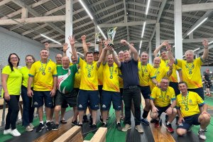 Prefeitura de Chapec&oacute;/ACBB conquista Estadual S&ecirc;nior de Bol&atilde;o 23 masculino