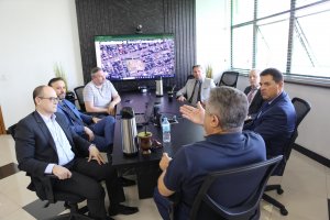 Prefeito recebe visita institucional do diretor do Foro de Chapec&oacute;