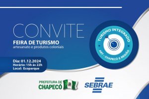Neste domingo tem Feira de Turismo, Artesanato e Produtos Coloniais no Ecoparque
