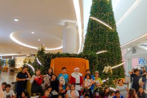 CRAS L&iacute;der realizou a&ccedil;&atilde;o de Natal no shopping
