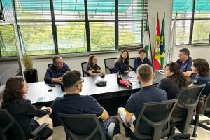 Presidente mundial da JCI visita a Prefeitura de Chapec&oacute;