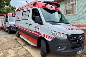 Chapec&oacute; recebe duas novas ambul&acirc;ncias para o SAMU