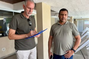 Fesporte visita pra&ccedil;as esportivas de Chapec&oacute; para a realiza&ccedil;&atilde;o dos JASC