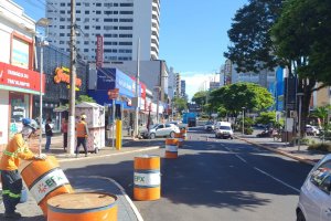 Inicia remo&ccedil;&atilde;o de pavers na Get&uacute;lio para andamento das obras do Boulevard Benjamin Constant