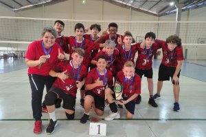 EEB Druziana Sartori fica com o t&iacute;tulo do Voleibol masculino da Fase Municipal do JESC 