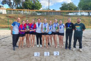 Exponencial e Marista conquistam t&iacute;tulo do V&ocirc;lei de Praia 12 a 14 anos