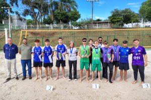 V&ocirc;lei de Praia define campe&otilde;es do JESC 15 a 17 anos e encerra fase municipal