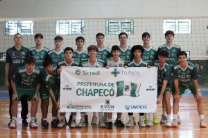 Equipe chapecoense de voleibol vence etapa da Liga Oeste