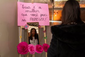 Estudantes chapecoenses usam arte e di&aacute;logo para enfrentar a viol&ecirc;ncia contra a mulher