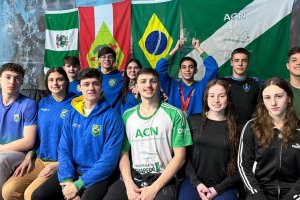 Natação da Prefeitura de Chapecó/ACN conquistou quatro medalhas no Chile