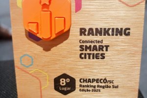 Chapecó fica em oitavo no Sul e 22o no Brasil em premiação de cidades inteligentes