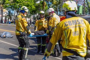 Semana de Trânsito encerra com simulado de acidente em Chapecó