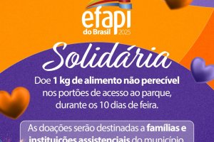 Doar também é participar: Efapi do Brasil realizará ação de arrecadação de alimentos para quem mais 