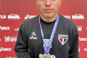 Paratleta chapecoense conquista mais duas medalhas no Brasileiro de Jovens de Atletismo