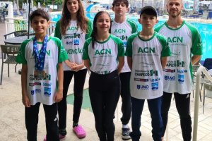 NATAÇÃO DA PREFEITURA/ACN CHAPECÓ CONQUISTA TRÊS PÓDIOS NO SULBRASILEIRO