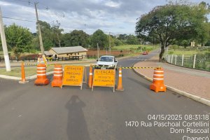 Rua Paschoal Cortellini será fechada de quarta a sexta-feira 	