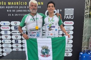 Nadador da Prefeitura de Chapecó/ACN é vice-campeão brasileiro