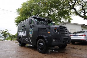 Veículo blindado Tsunami reforça estrutura da Guarda Municipal