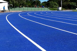 Retomada as obras na pista de atletismo do Verd&atilde;o