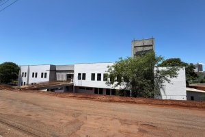 Obra da nova unidade de sa&uacute;de Norte de Chapec&oacute; j&aacute; est&aacute; em 65%