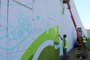 Elevado de Chapec&oacute; ter&aacute; mural art&iacute;stico com cerca de 500m quadrados