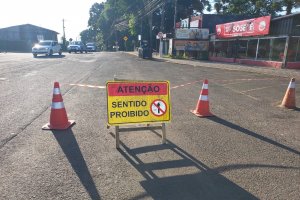 Mudan&ccedil;a de tr&acirc;nsito no bairro Efapi