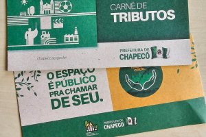 Carn&ecirc;s do IPTU de Chapec&oacute; ser&atilde;o distribu&iacute;dos a partir de abril